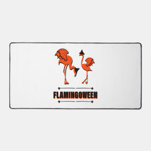 Flamingoween - Halloween Schreibtischunterlage