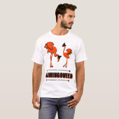Flamingoween - Halloween T-Shirt (Vorne ganz)