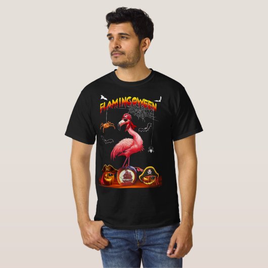 FLAMINGOWEEN T-Shirt (Vorne ganz)