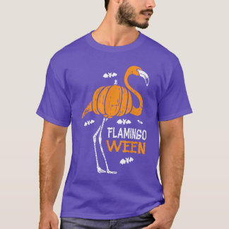 Flamingoween Trick oder Treating Bird Lover Hallow T-Shirt