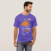 Flamingoween Trick oder Treating Bird Lover Hallow T-Shirt (Vorne ganz)