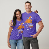 Flamingoween Trick oder Treating Bird Lover Hallow T-Shirt (Unisex)