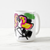 Flamings Liebe Kaffeetasse (VorderseiteRechts)
