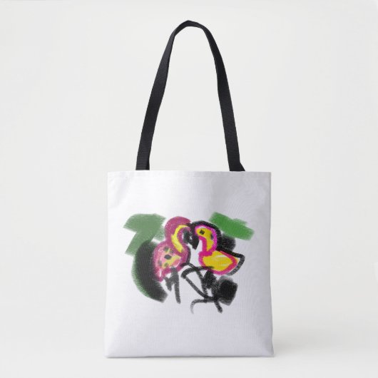 Flamings Liebe  Tasche (Vorderseite)