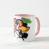 Flamings Liebe Tasse (VorderseiteRechts)