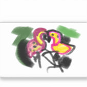 Flaming's love  aufkleber (Vorderseite)