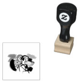 Flaming's love  gummistempel (Stempel)