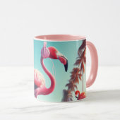 Flämisch-Pink Tasse (VorderseiteRechts)