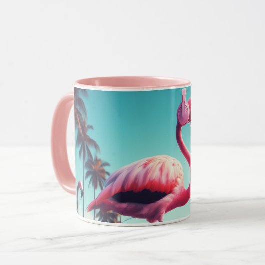 Flämisch-Pink Tasse (Vorderseite Links)
