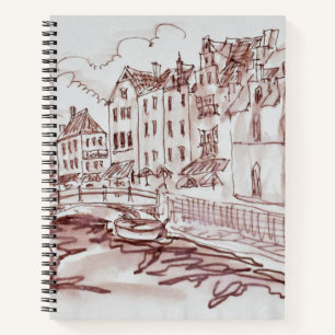 flämische Architektur   Gent, Belgien Notizbuch
