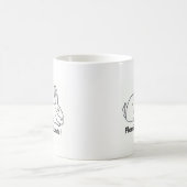 Flämische riesige Kaninchen-Kaffee-Tasse - Schale Kaffeetasse (Mittel)