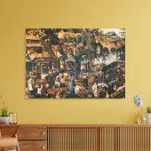 Flämische Sprichwörter Leinwanddruck (Insitu (Wohnzimmer))