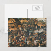 Flämische Sprichwörter Postkarte (Vorne/Hinten)