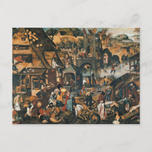 Flämische Sprichwörter Postkarte