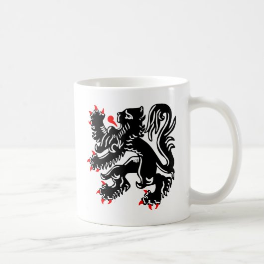 Flämischer Löwe Kaffeetasse (Rechts)