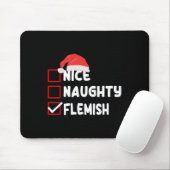 Flämisches Weihnachtskostüm Funny Flanders Xmas Sa Mousepad (Mit Mouse)