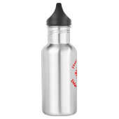 Flammable Driver Trucker Gift | Funny ADR Hazmat Edelstahlflasche (Links)