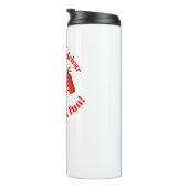 Flammable Driver Trucker Gift | Funny ADR Hazmat Thermosbecher (Nach rechts gedreht)