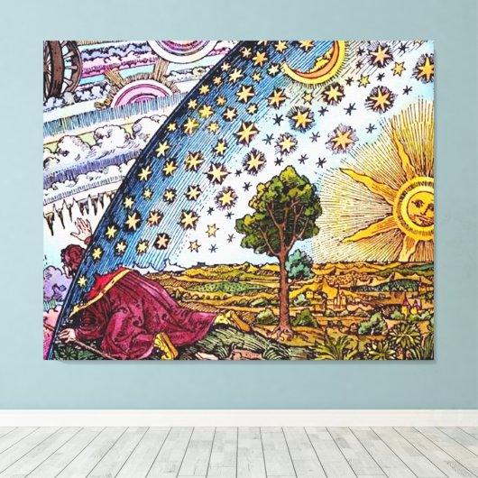 Flammarion Dome Canvas Print Leinwanddruck (Insitu (Holzboden))