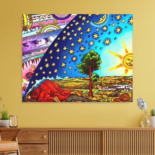 Flammarion Dome Canvas Print Leinwanddruck (Insitu (Wohnzimmer))