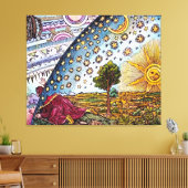 Flammarion Dome Canvas Print Leinwanddruck (Insitu (Wohnzimmer))