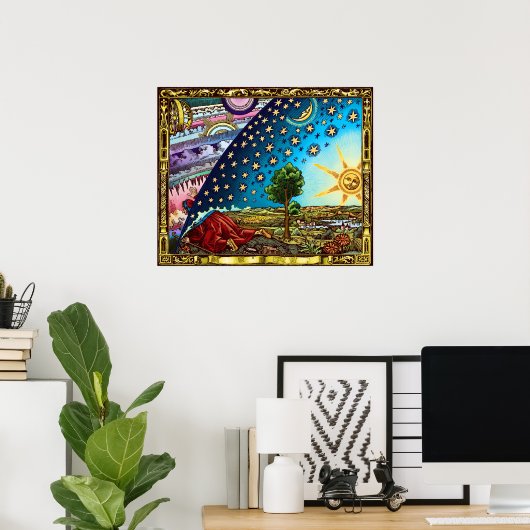 Flammarion Dome Flat Earth Poster (Heimbüro)