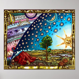 Flammarion Dome Poster -