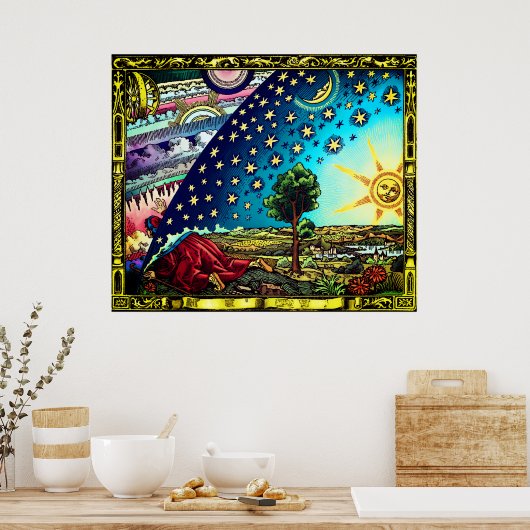 Flammarion Dome Tint Poster - Flacherdome (Küche)