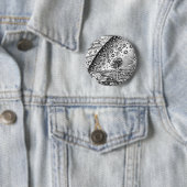 Flammarion Engraving Black and White Button (Beispiel)