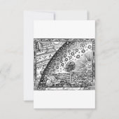 Flammarion Engraving Black and White Save The Date (Vorderseite)