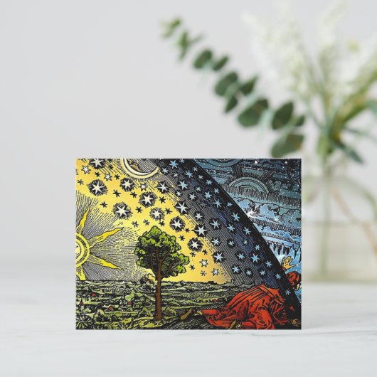 Flammarion Graving Postkarte (Stehend Vorderseite)
