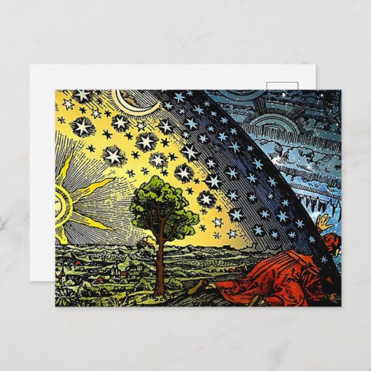 Flammarion Graving Postkarte (Vorne/Hinten)