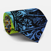 Flammarion Heaven and Earth Gravur Artwork Krawatte (Gerollt)