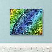 Flammarion Heaven and Earth Gravur Artwork Leinwanddruck (Insitu (Holzboden))