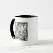 Flammarion-Kuppel Holzschnitt Gravur Tasse (Vorderseite Links)