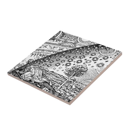 Flammarions Wanderer Fliese (Seite)