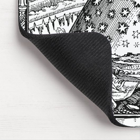 Flammarions Wanderer Mousepad (Ecke)