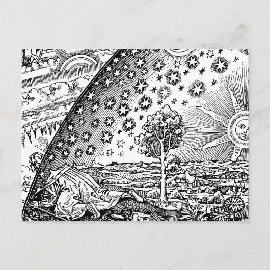 Flammarions Wanderer Postkarte (Vorderseite)