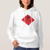 Flammbare flüssige Frauen Hoodie (Vorderseite)