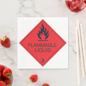 Flammbares Flüssigpapier Napkins Serviette (Beispiel)