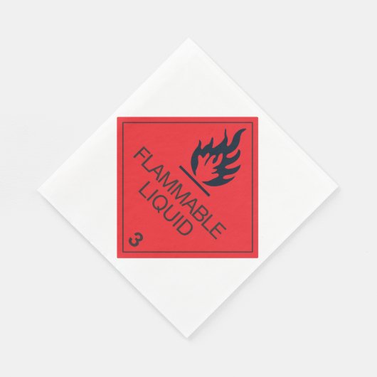 Flammbares Flüssigpapier Napkins Serviette (Ecke)
