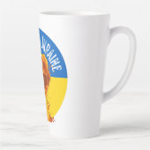 Flammbeständigkeit der Flagge der Ukraine Milchtasse (Rechts)