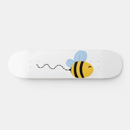 Flammbiene Skateboard (Horizontal)