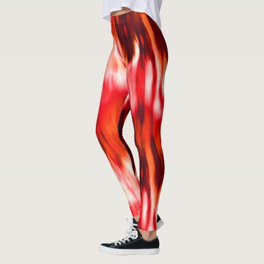 Flamme Abstrakt Leggings (Links)