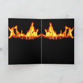 Flamme auf Party laden f Einladung (Innenseite)