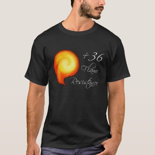 Flamme - besonders angefertigt T-Shirt (Vorderseite)