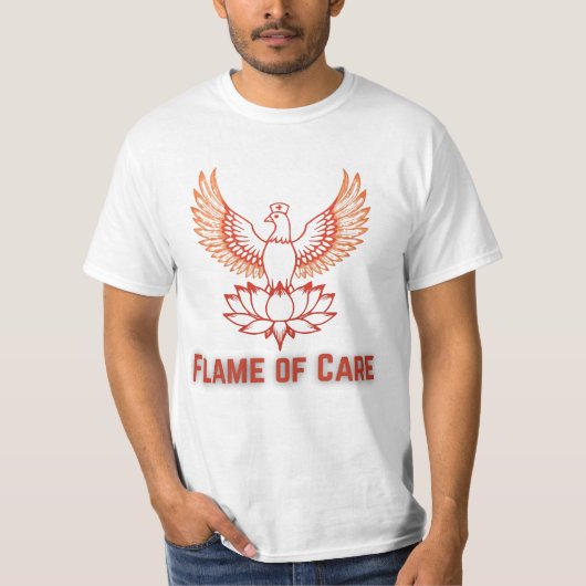 Flamme der Pflege - Phoenix-Krankenversicherung T-Shirt (Vorderseite)