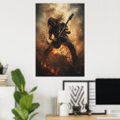 Flamme der Rebellion Poster (Heimbüro)