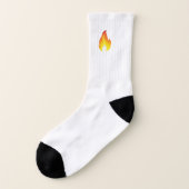 Flamme Emoji Socken (Links - Außen)