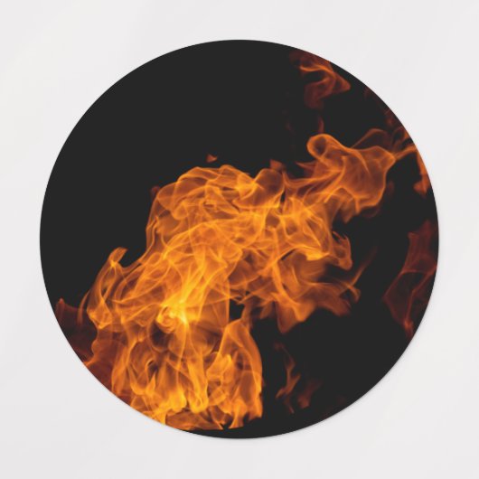 Flamme Etiketten (Design 2)